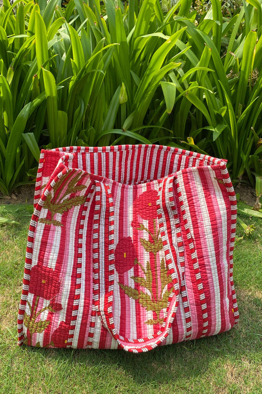 RED POPPY TOTE